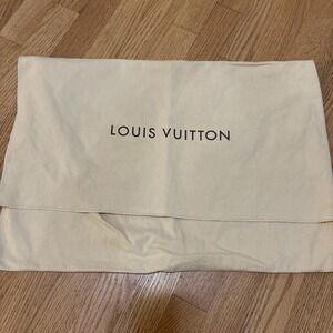Louis Vuitton Dust Bag Envelope Flap Style 21"W x 14" Storage Bag Purse